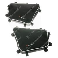 Bags for Honda Varadero (1999–2002) equipped original/OEM crash bars - WHITE e...