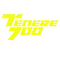 Tenere 700 logo sticker - yellow/green version